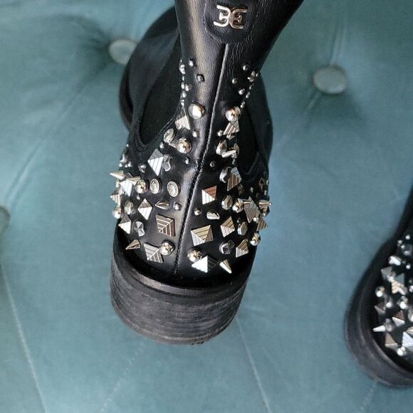 Sam Edelman rockstud leather boots - Picture 3 of 7